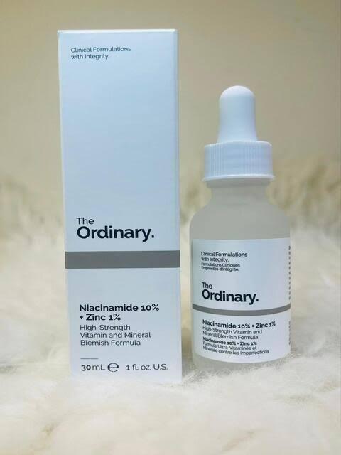 DRY SKIN SOLTION - The Ordinary - Niacinamide 10% + Zinc 1% Face Serum